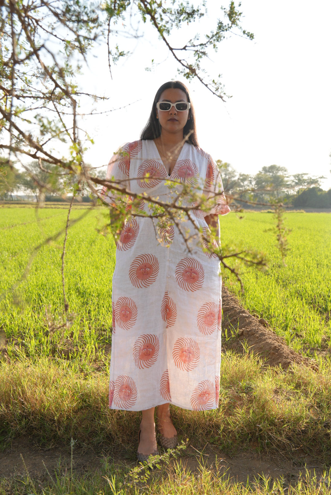 Surya Chakra Natural Dyed Dress