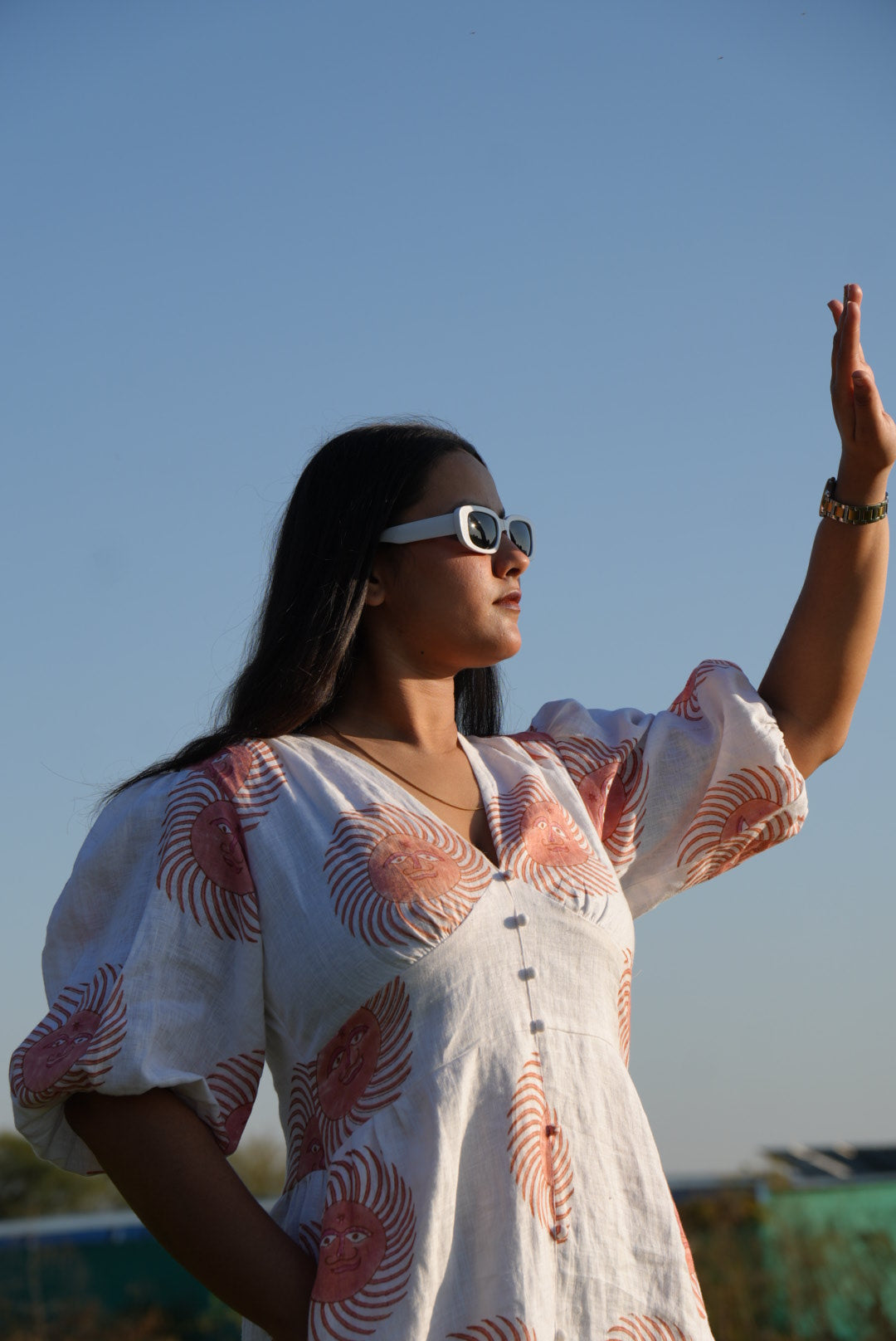 Surya Chakra Natural Dyed Dress