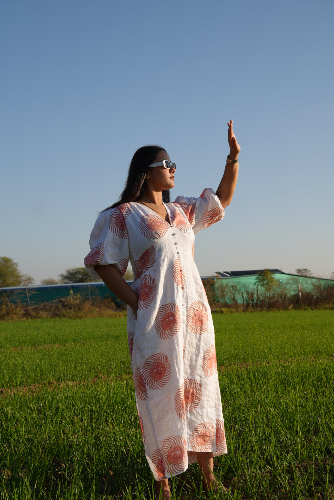 Surya Chakra Natural Dyed Dress