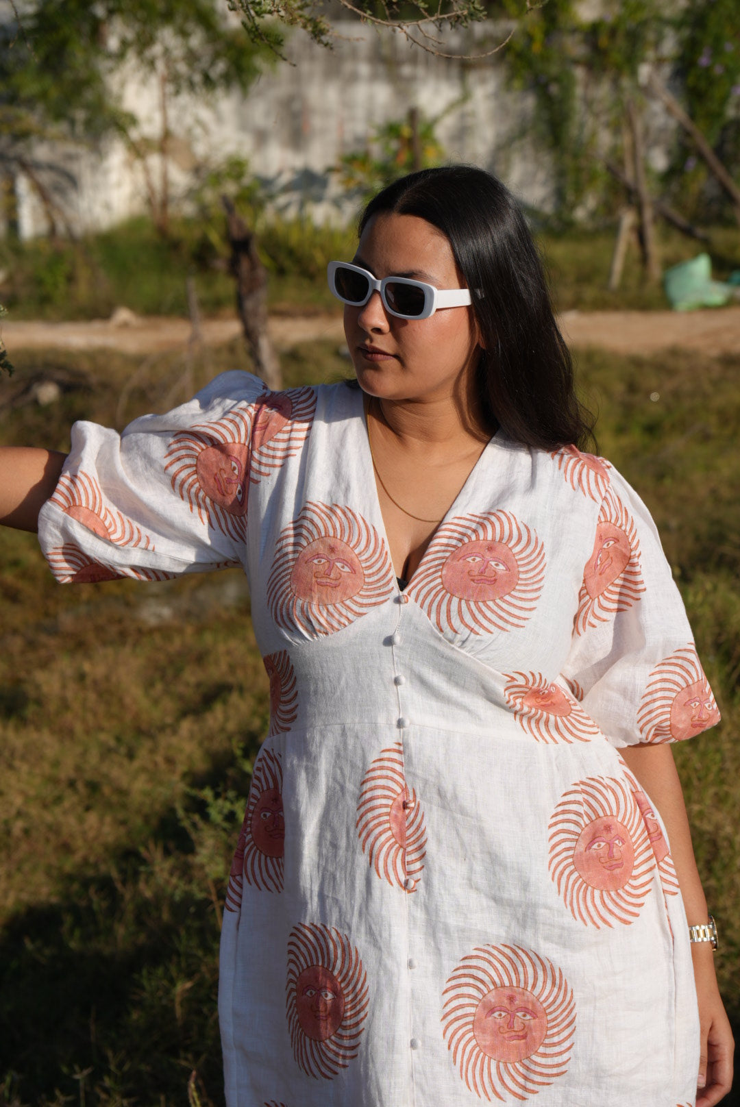 Surya Chakra Natural Dyed Dress