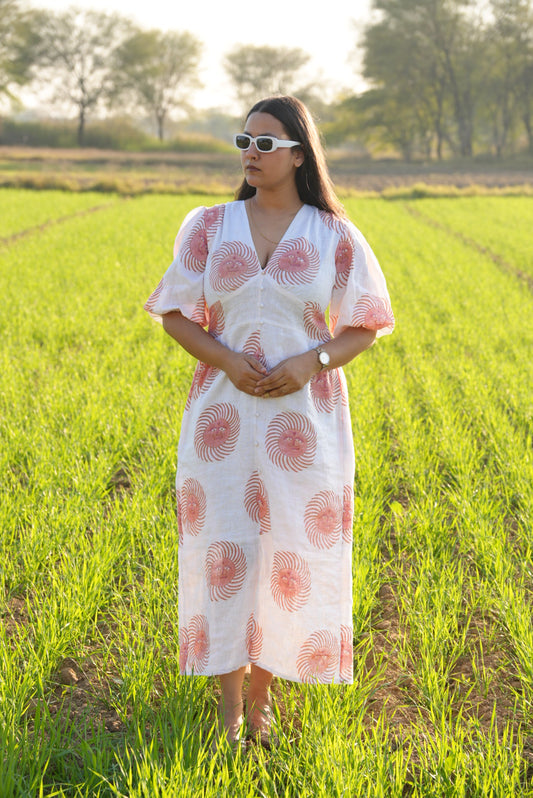 Surya Chakra Natural Dyed Dress