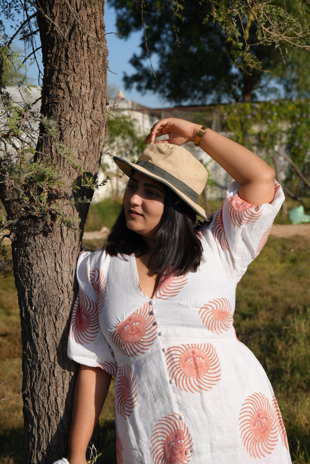 Surya Chakra Natural Dyed Dress