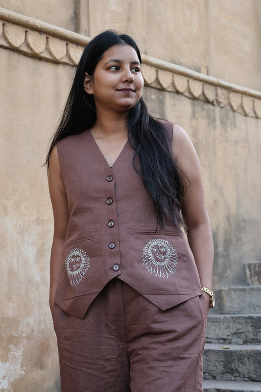 Surya Saṅgya Linen Co-ord Set